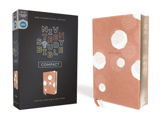 Niv, Teen Study Bible (for Life Issues You Face Every Day), Compact, Leathersoft, Peach, Comfort Print Sale