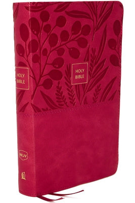 Nkjv, Reference Bible, Personal Size Large Print, Leathersoft, Pink, Thumb Indexed, Red Letter Edition, Comfort Print: Holy Bible, New King James Vers Online Hot Sale