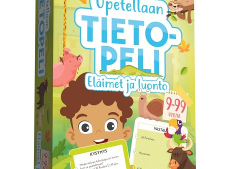 Opetellaan tietopeli Eläimet ja luonto Cheap