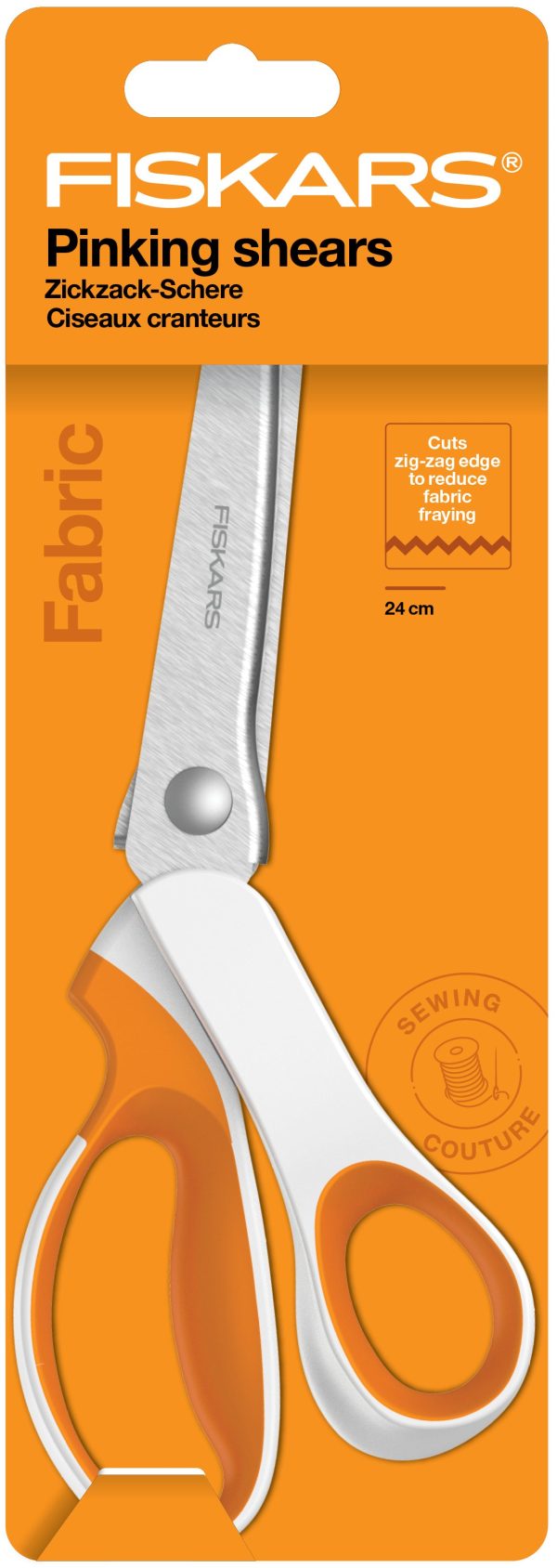 Harkkosakset siksak 23 cm Softgrip Fiskars Cheap