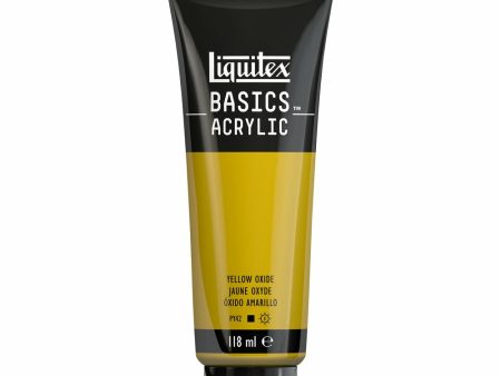 Akryyliväri 118ml 416 Yellow Oxide Liquitex Basics Acrylic For Discount