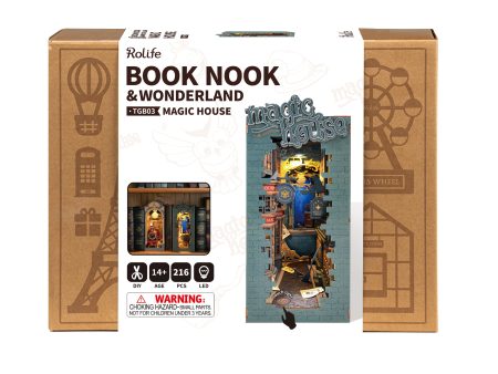 Book Nook Robotime, Magic House 3D Supply