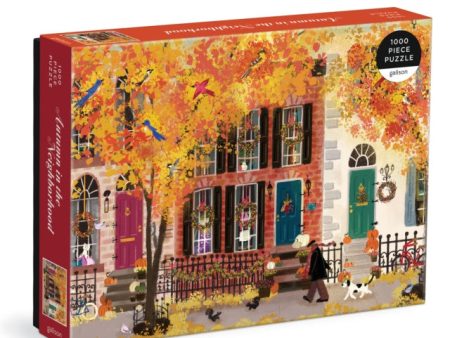 Autumn in the Neighborhood 1000 Piece Puzzle Online Hot Sale