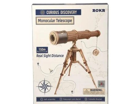 Koottava puinen pienoismalli Monocular Telescope Discount